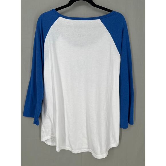 Matchbox 20 Shirt Womens 3X Blue Graphic Baseball Tee Music Band - Picture 3 of 6